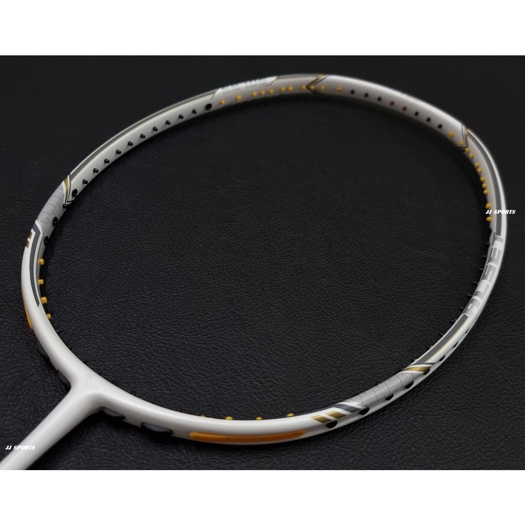 YOUNG ALSET 60 WHITE GOLD (control & speed) Badminton Racket | Shopee ...
