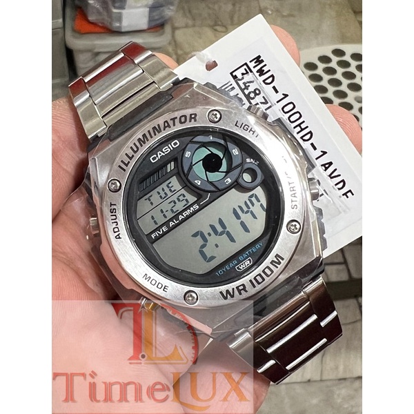 CASIO MENS SILVER MWD 100HD 1A | Shopee Philippines