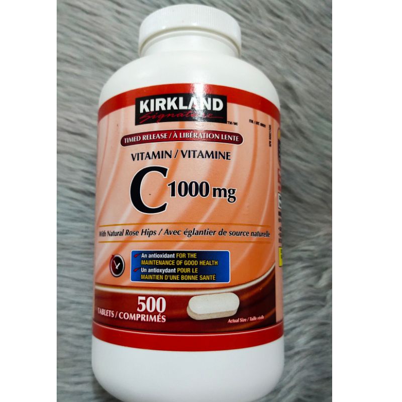 Kirkland Vitamin C 1000mg (500 tablets) Shopee Philippines