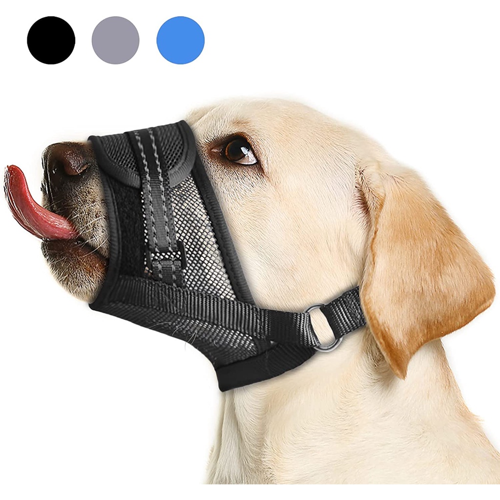 3pcs Dog Mouth Cover Adjustable Anti-barking Anti-biting for Dog ...