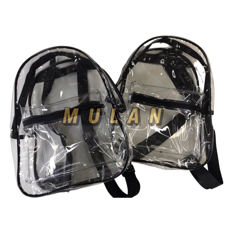PVC BAG TRANSPARENT BACKPACK | Shopee Philippines