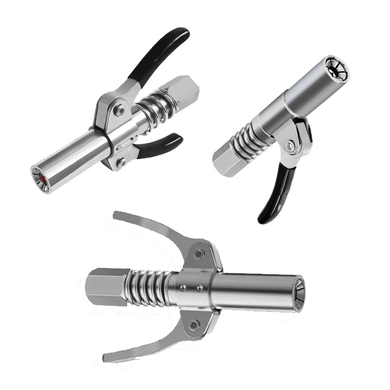 Grease Gun Nozzle Heavy Duty Quick Release Grease Gun Coupler Mini