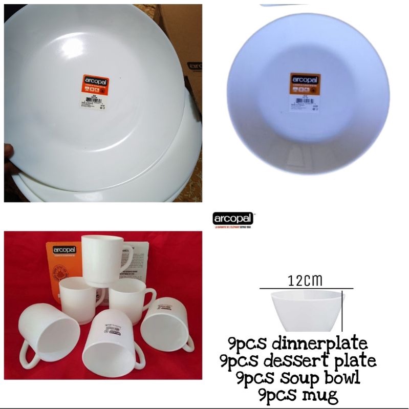 Onhand 36pcs Arcopal Zelie Dinner Set Bundle Shopee Philippines