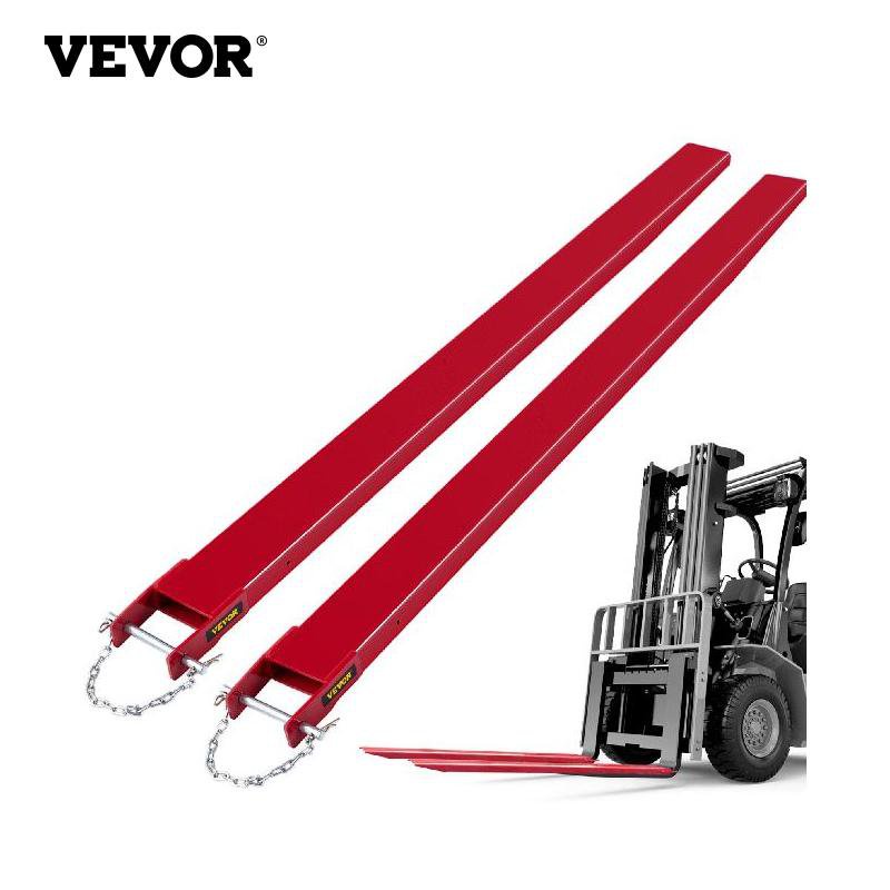 VEVOR Heavy Duty Steel Forklift Pallet Fork Extensions 60 / 72 / 84
