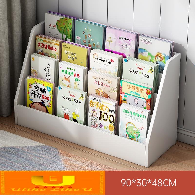 Bookshelf Floor Shelf Picture Book Storage Rack Simple Home Student ...