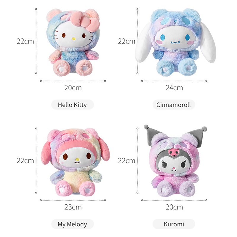 Genuine Sanrio Plush Doll Miniso Famous Innovative Kuromi Melody Cinnamoroll Hello Kitty Doll Cross Dressing Panda Fancy Series Shopee Philippines