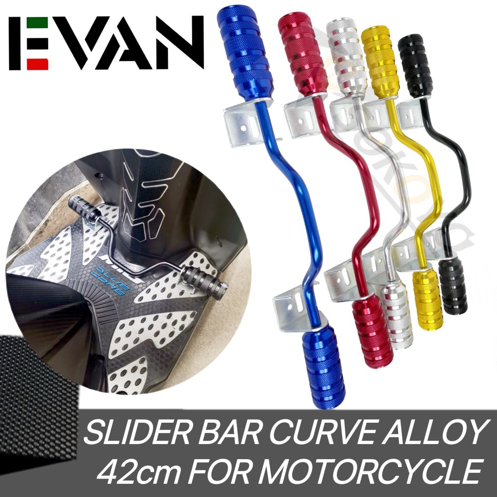 Motorcycle Slider Bar Curve Alloy 42cm Foot Board Slider Foot Rest