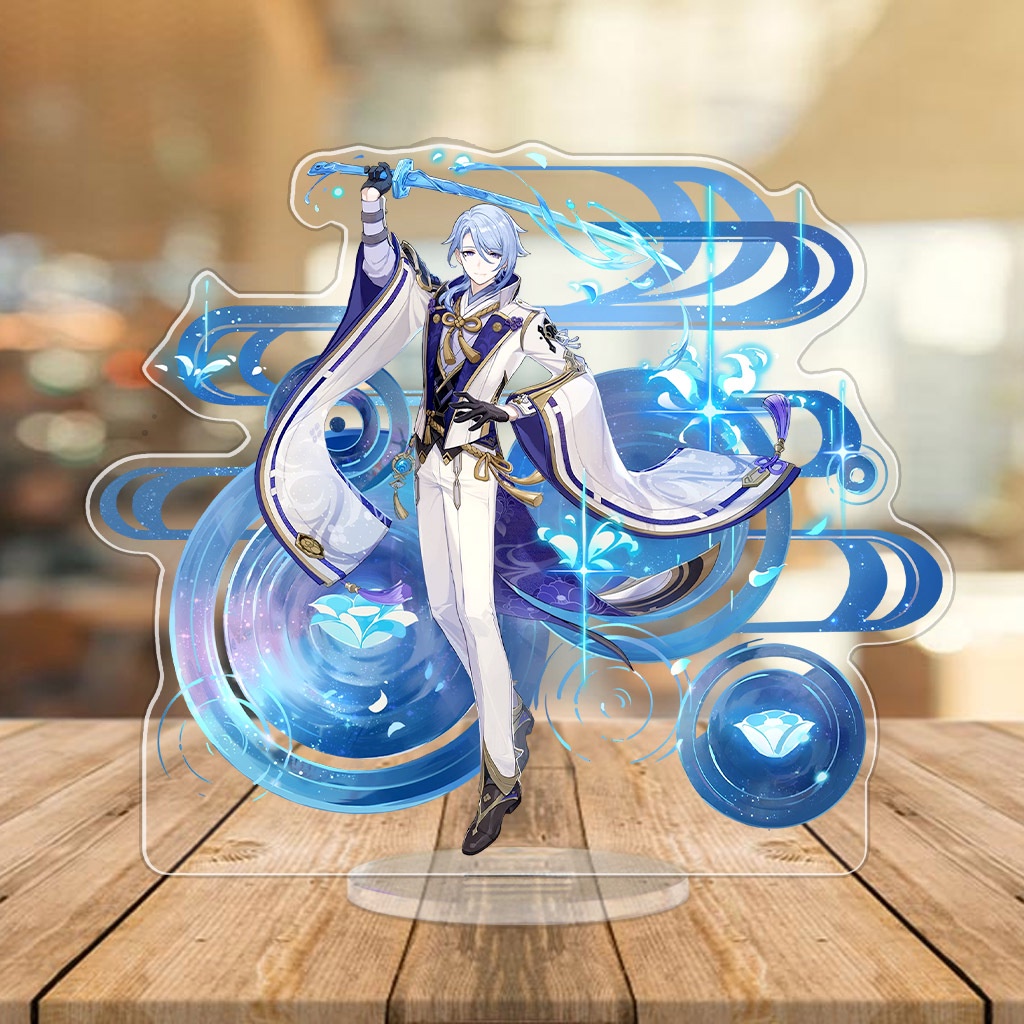 15cm standing standee model with anime image Ayato Genshin impact decor ...