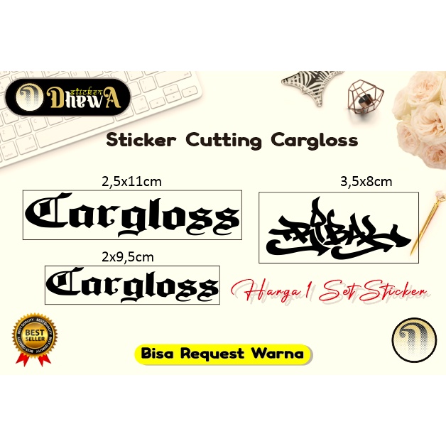 Sticker Cutting Cargloss Cargloss Helmet Shopee Philippines