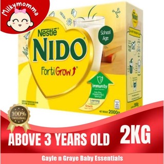 Nido Fortigrow 2KG Above 7 Years Old Milk Supplement | Shopee Philippines