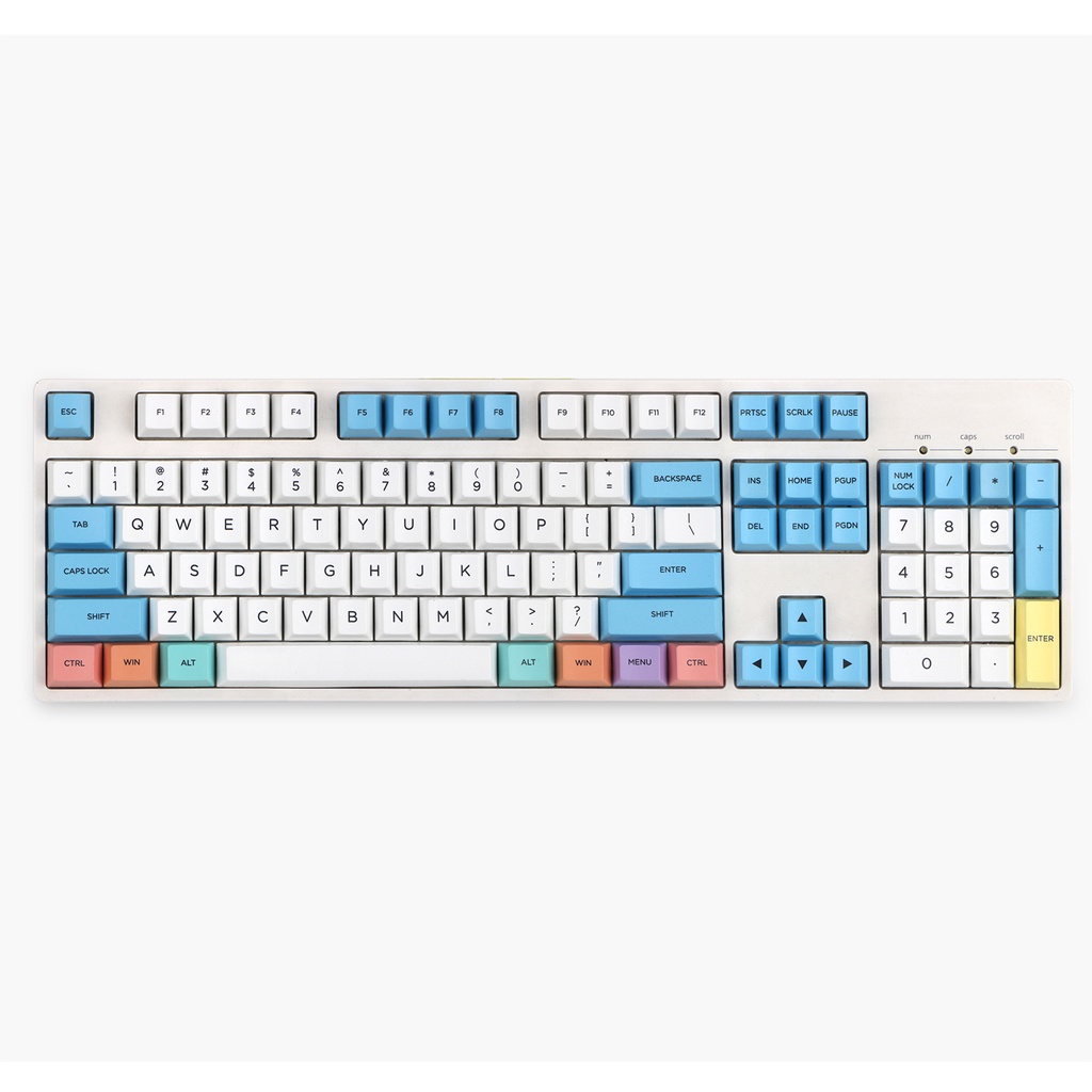 Jkdkchalk Keycaps Cherry Profile Dye Sublimation Pbt Keycap Set Shopee Philippines