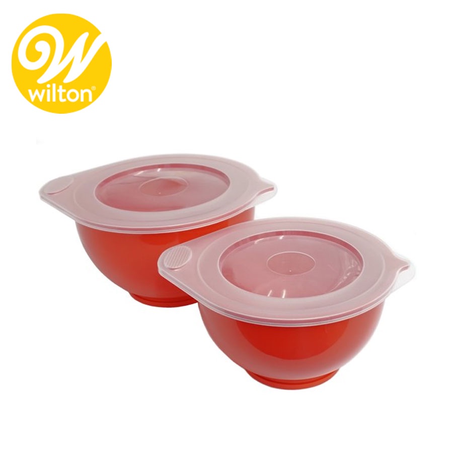 Wilton 2 Piece Covered Mixing Bowls with Lids Shopee Philippines