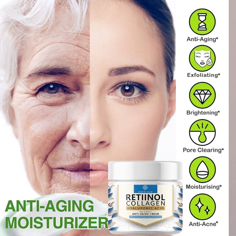 Retinol Cream for Face Facial Moisturizer with Hyaluronic Acid 5 and