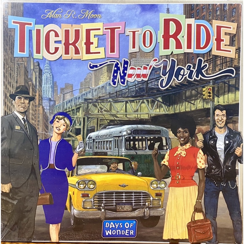 Ticket To Ride New York Authentic Board Game Shopee Philippines