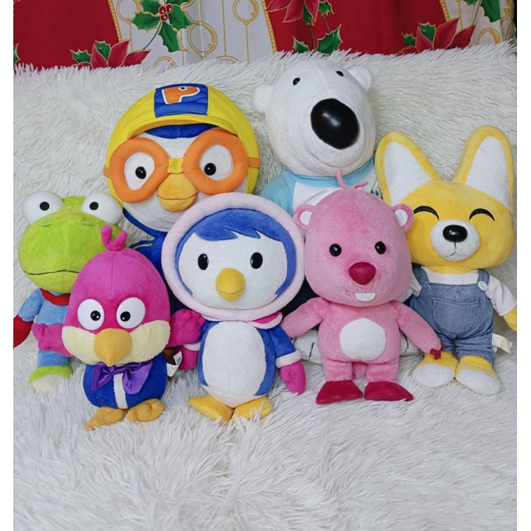 Pororo and friends preloved stuffed toys | Shopee Philippines