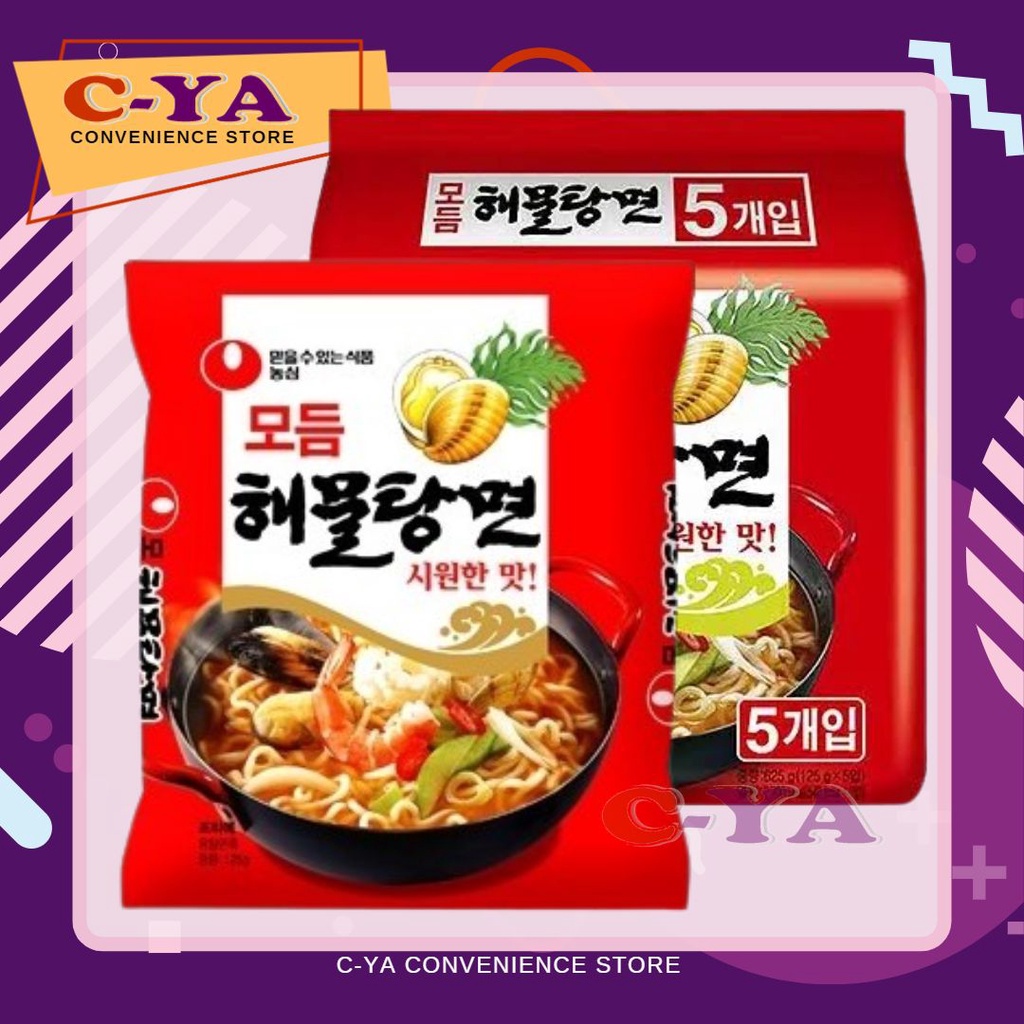 Nongshim Korean Seafood Ramen 125g | Shopee Philippines