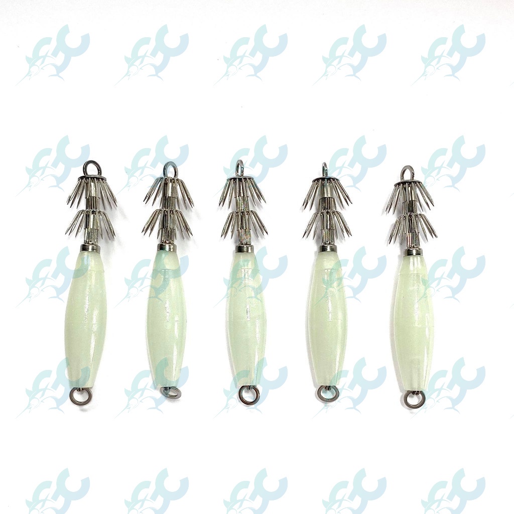 GC Luminous Squid Hooks 14g 10cm (5pcs) Fishing squid jig hooks