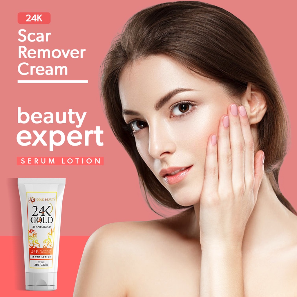 24K Scar Remover Serum by K Gold Beauty Scar Remover for Old Scar on