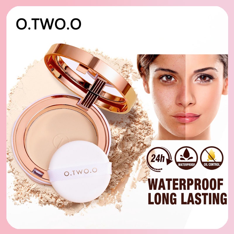 O.TWO.O Compact Powder Oil-control Concealer Pressed Powder | Shopee ...