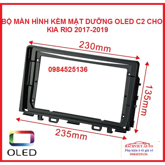 Android OLED c2 New Display According To Kia RIO 2017 - 2019 Car, With ...