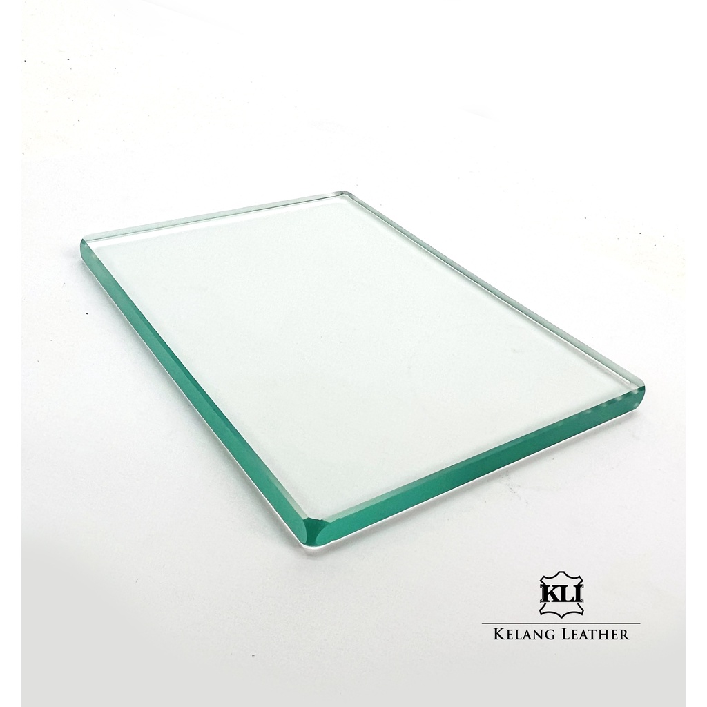 Tempered Glass Slicker Panel; for Burnishing Slicking Smoothing Back of ...