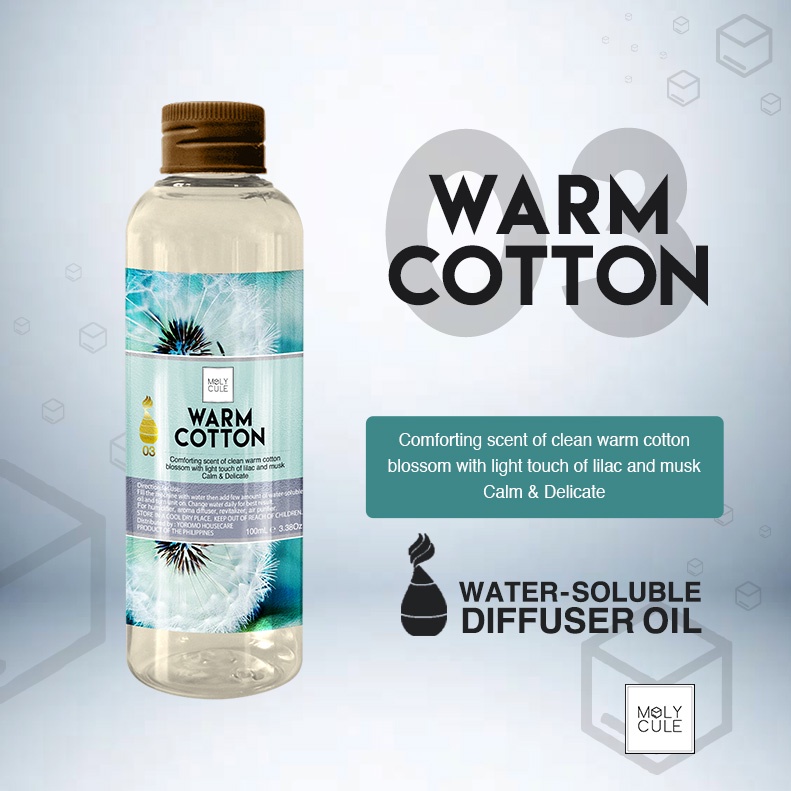 MOLYCULE Warm Cotton Water Soluble Water Based Oil Humidifier | Shopee ...
