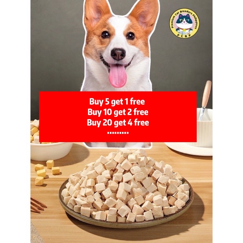 Freeze Dried Meat Buy 5 get 1 Dog Treat Puppy Snacks Cat Treat Kitten