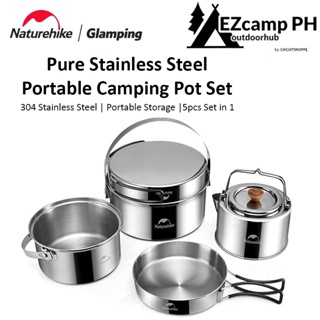 Fire-Maple Antarcti Portable 1 Liter Lightweight Stainless Steel Camping Kettle | Durable and Portable Camp Tea Pot | Ideal for Bushcraft and Outdoor