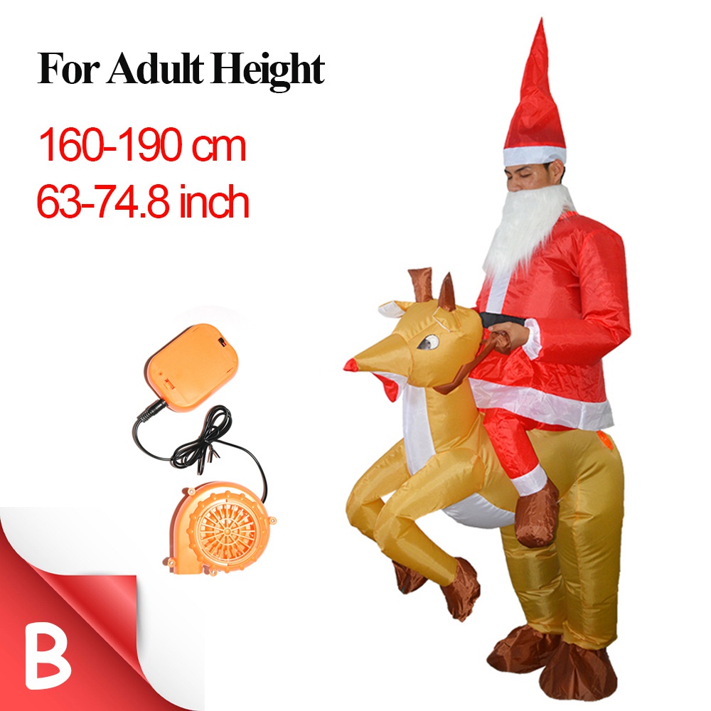 Inflatable santa suit kmart deals