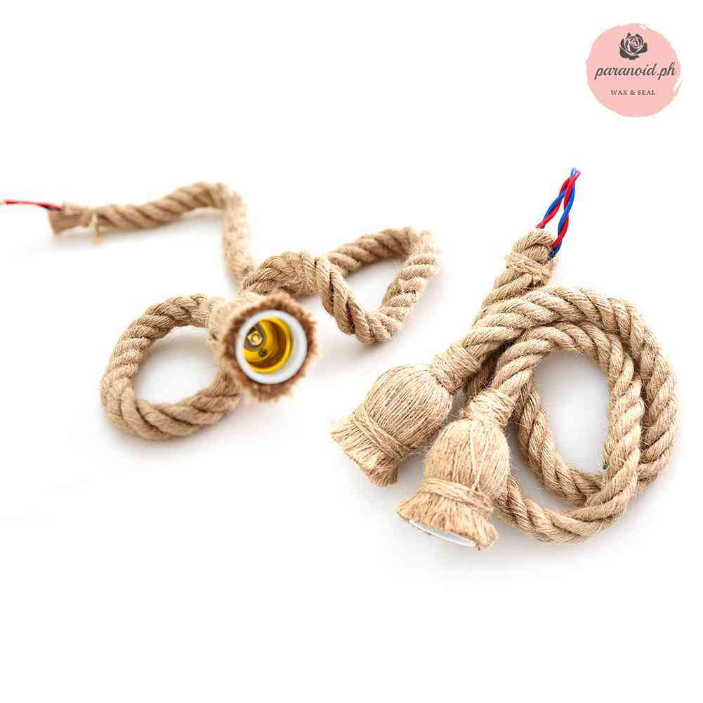 E27 Retro Double Heads Rope Pendant Lights Loft Lamp for Edison Bulb ...