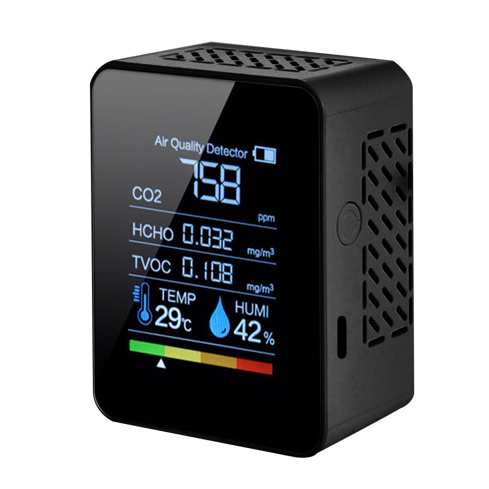 [Fast delivery]Multifunctional 5 in 1 CO2 Meter Digital Temperature ...