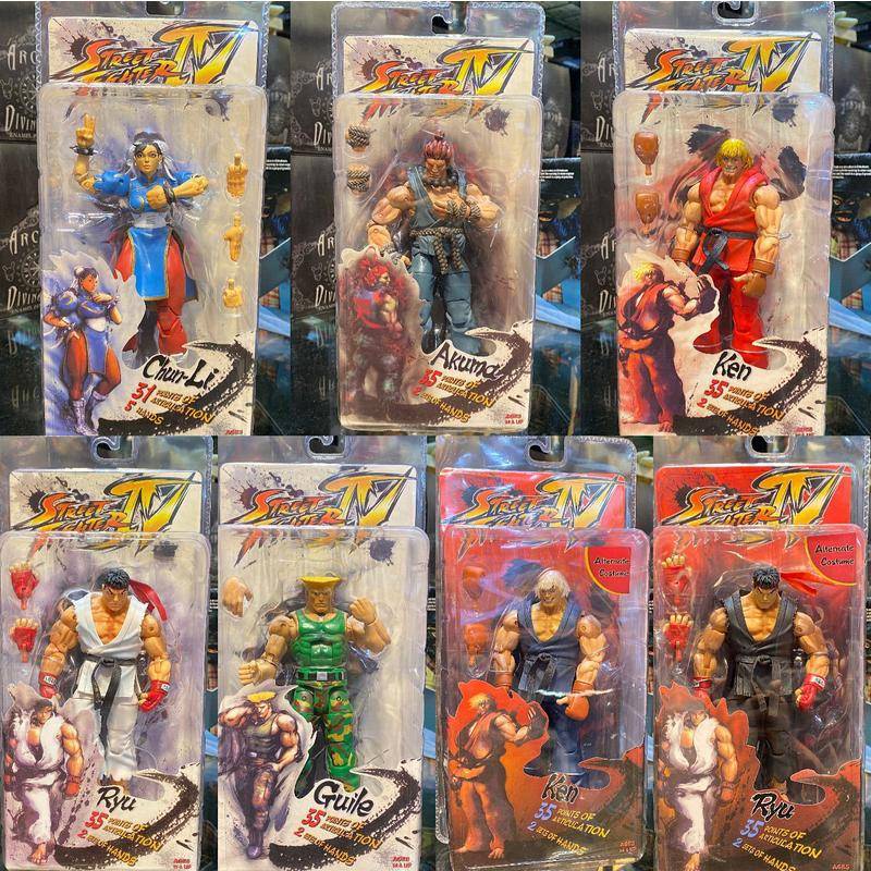 Figurine Articulée Street Fighter Neca - Collectionneur, Choix Parmi Plusieurs Personnages