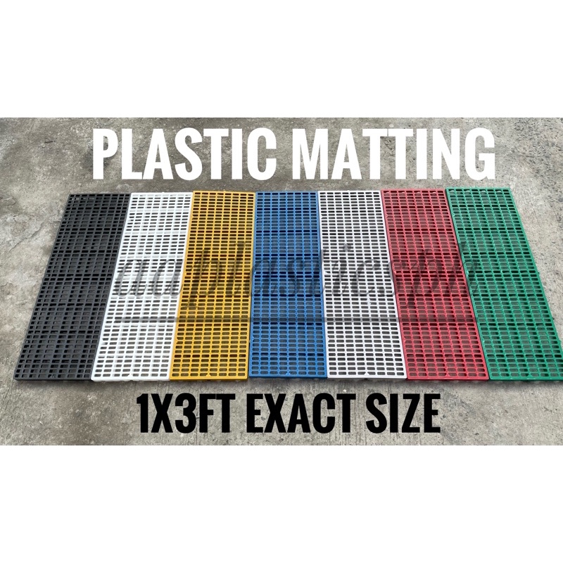 Dog plastic matting size best sale