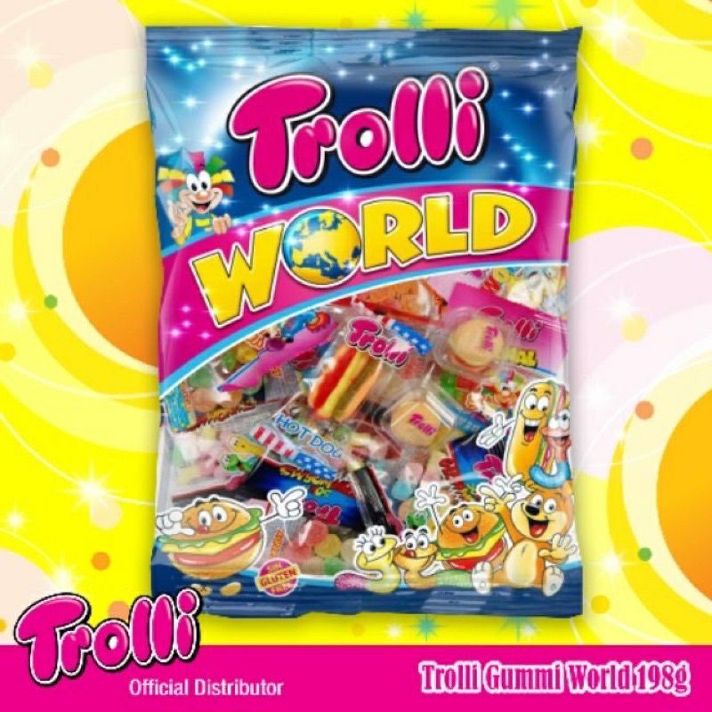 Sachet 100g candy pizza Trolli