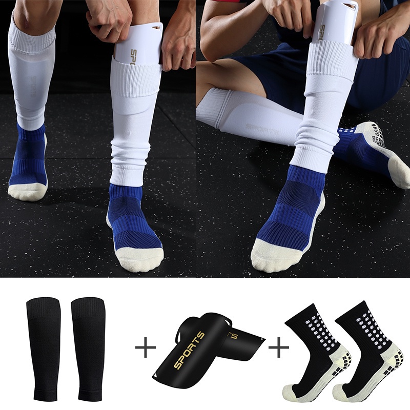 New Balance Football Shin Socks, Elastic Soccer Calf Sleeves for