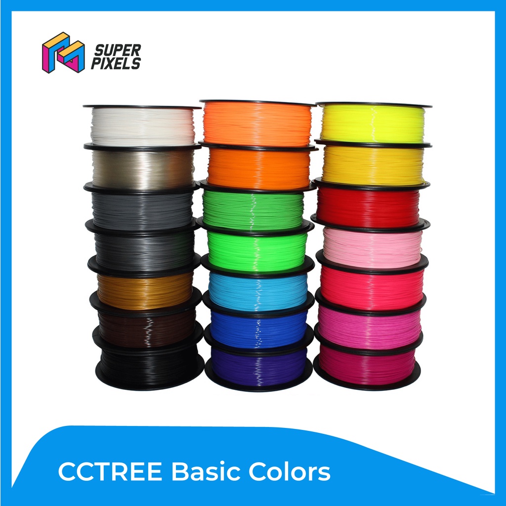 CCTREE ST-PLA Basic Colors - Premium 3D Printing Filament | Shopee ...