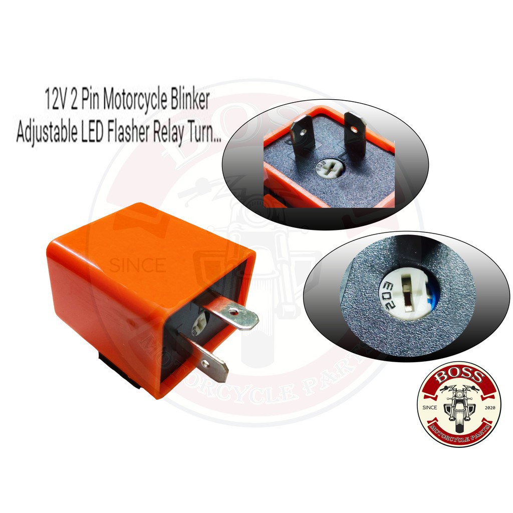 ∏Xrm 125 12V 2 Pin Motorcycle Blinker Adjustable Led Flasher Relay Turn