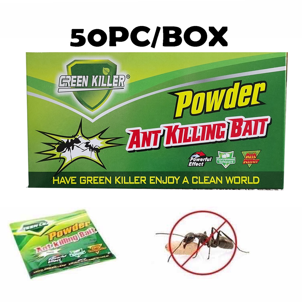 Ts 50pc Original Greenkiller Effective Insect Killer Ant Killing Bait