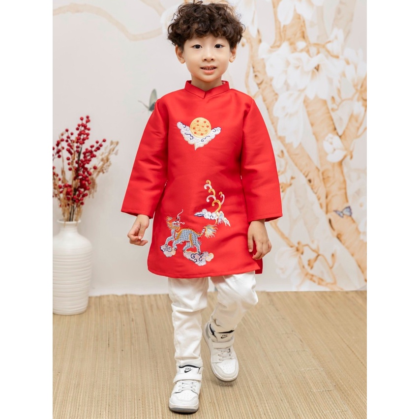 Lan NHI Boys' Ao Dai || Innovative Men'S Ao Dai, Tet Ao Dai For Boys ...