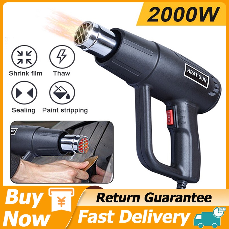 220V 2000W Industrial Heater Stepless Temperature Adjustable Heat Gun