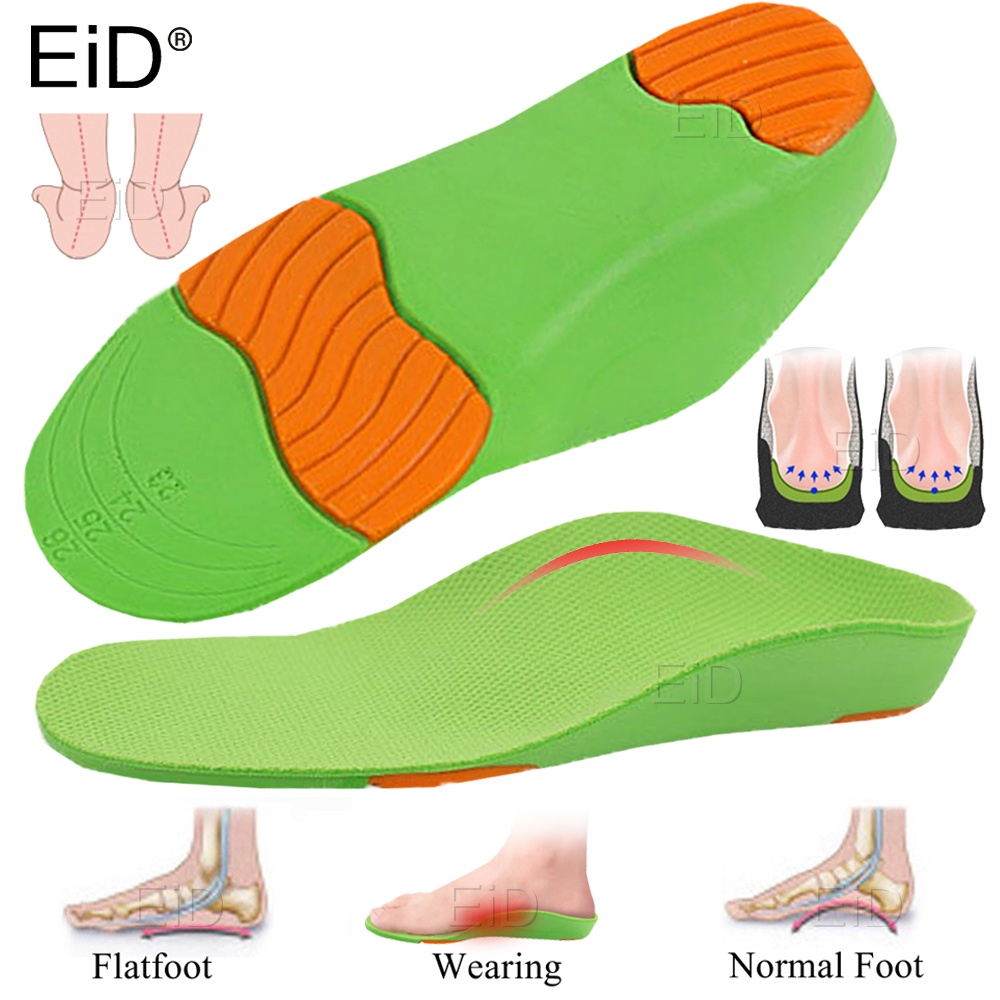 EiD High quality Kids Child Arch Support Orthotics Insoles Flat Feet