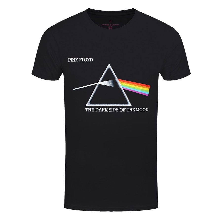 Pink Floyd Boys' Dark Side Of The Moon Logo T-Shirt – Official Band Merch (Black, 9-11 Years) 5 thumbnail image