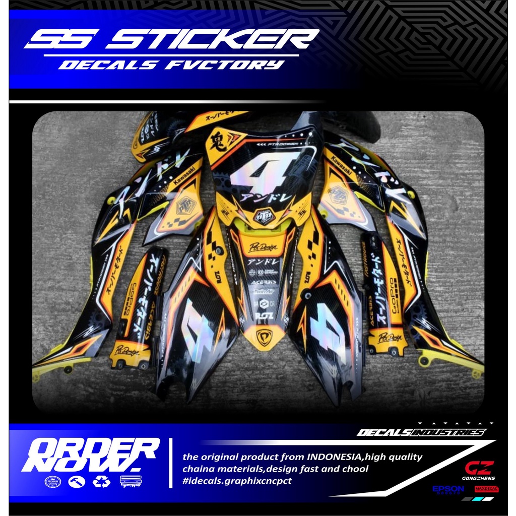 00001full BODY DECAL HOLOGRAM Combination D-TRACKER Sticker | Shopee ...