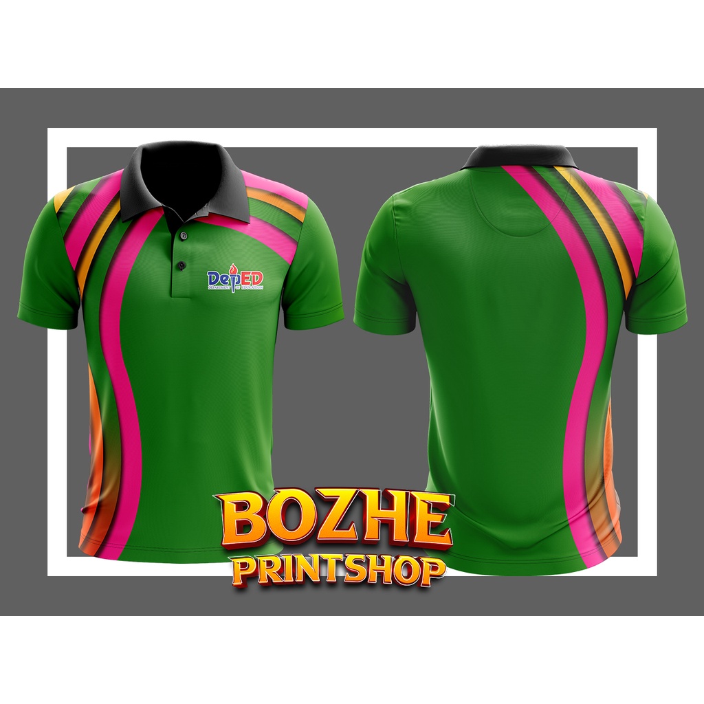 Pink and green polo shirt best sale