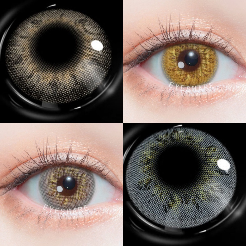 Eyeshare Russia Girl Series Brown Contact Lenses Moisturizing Natural ...
