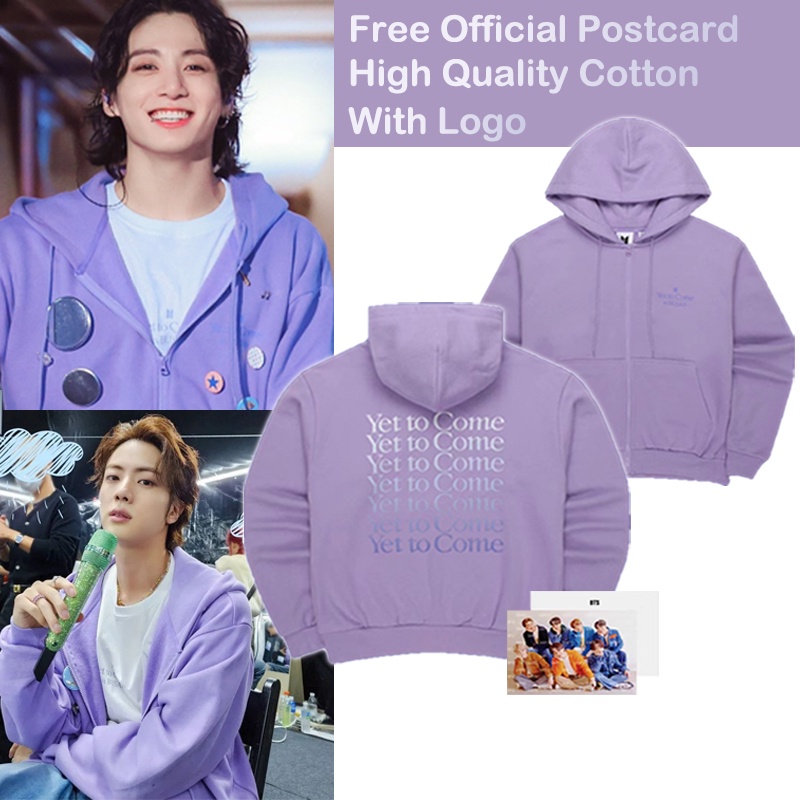 KPOP BANGTAN Yet To Come in BUSAN Concert Same Cotton Zip-up