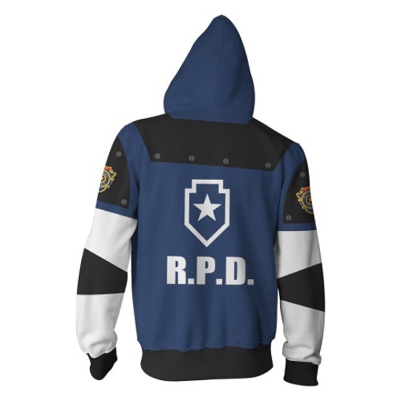 Resident Evil RPD Leon Scott Kennedy Cosplay Hoodies Jacket Shopee Philippines