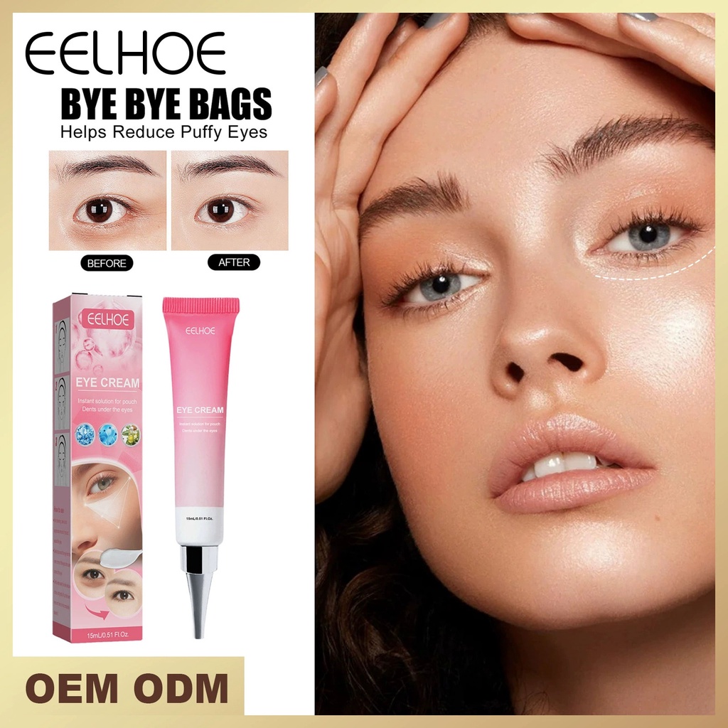 EELHOE EYE CREAM INSTANT SOLUTION FOR PUOCH DENTS UNDER THE EYE (15ML