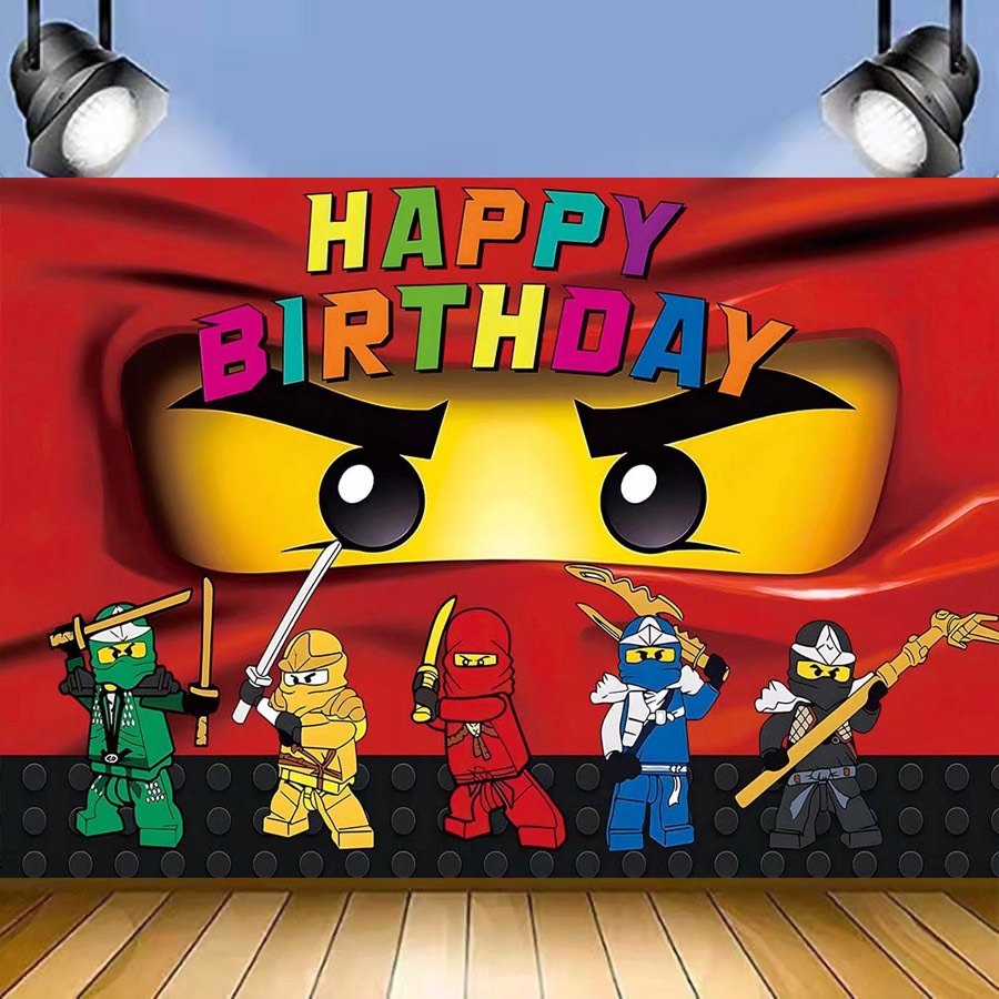 Lego Rob Phantom Ninja Theme Photography Background Cloth Children ...