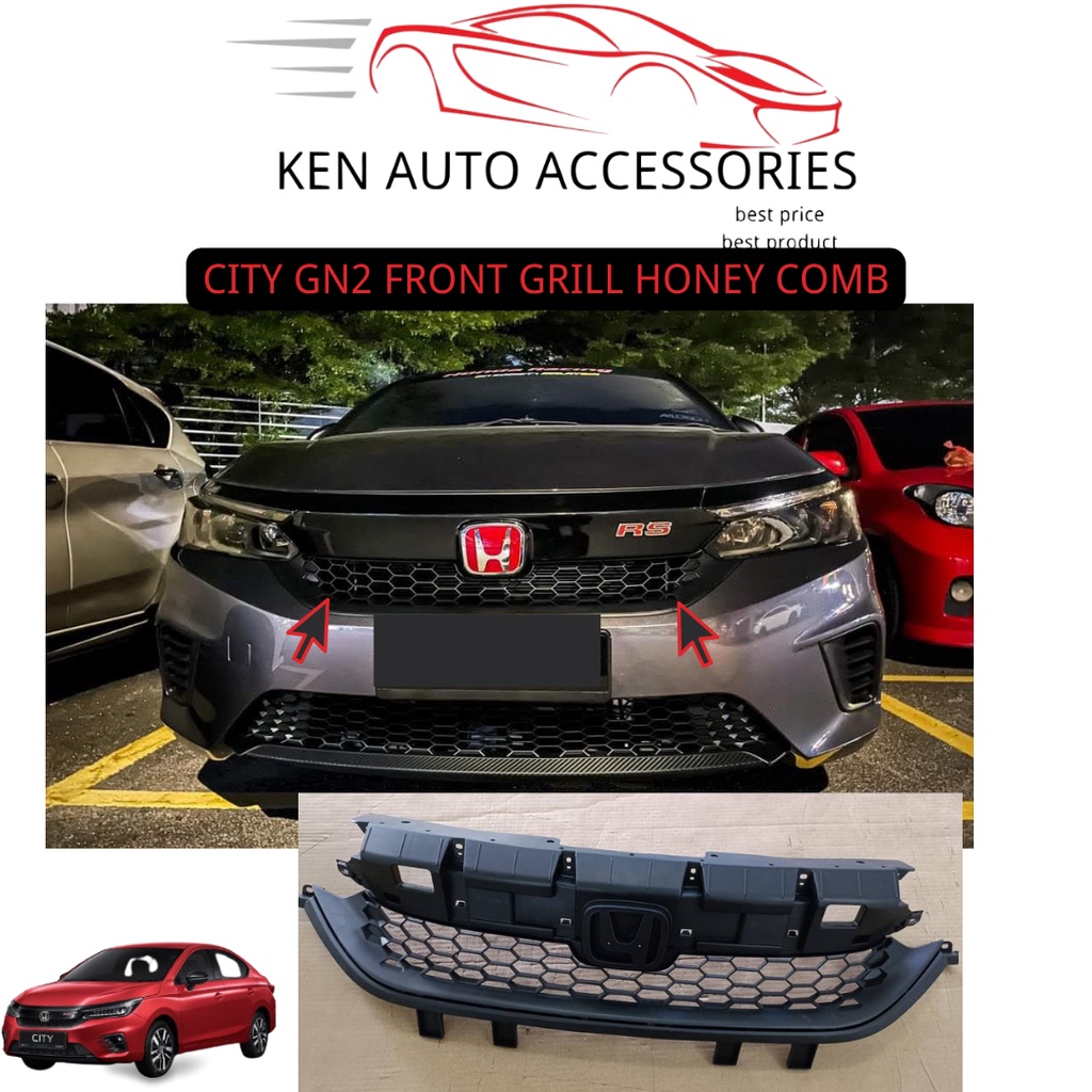 HONDA CITY GN2 2020-2023 FRONT GRILL RS & FRONT GRILL BASED RS ...